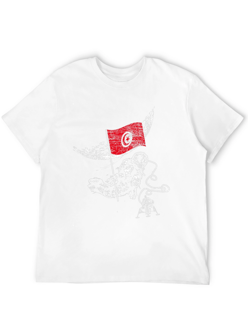 Tunisian Astronaut T-Shirt - Moon Landing Souvenir