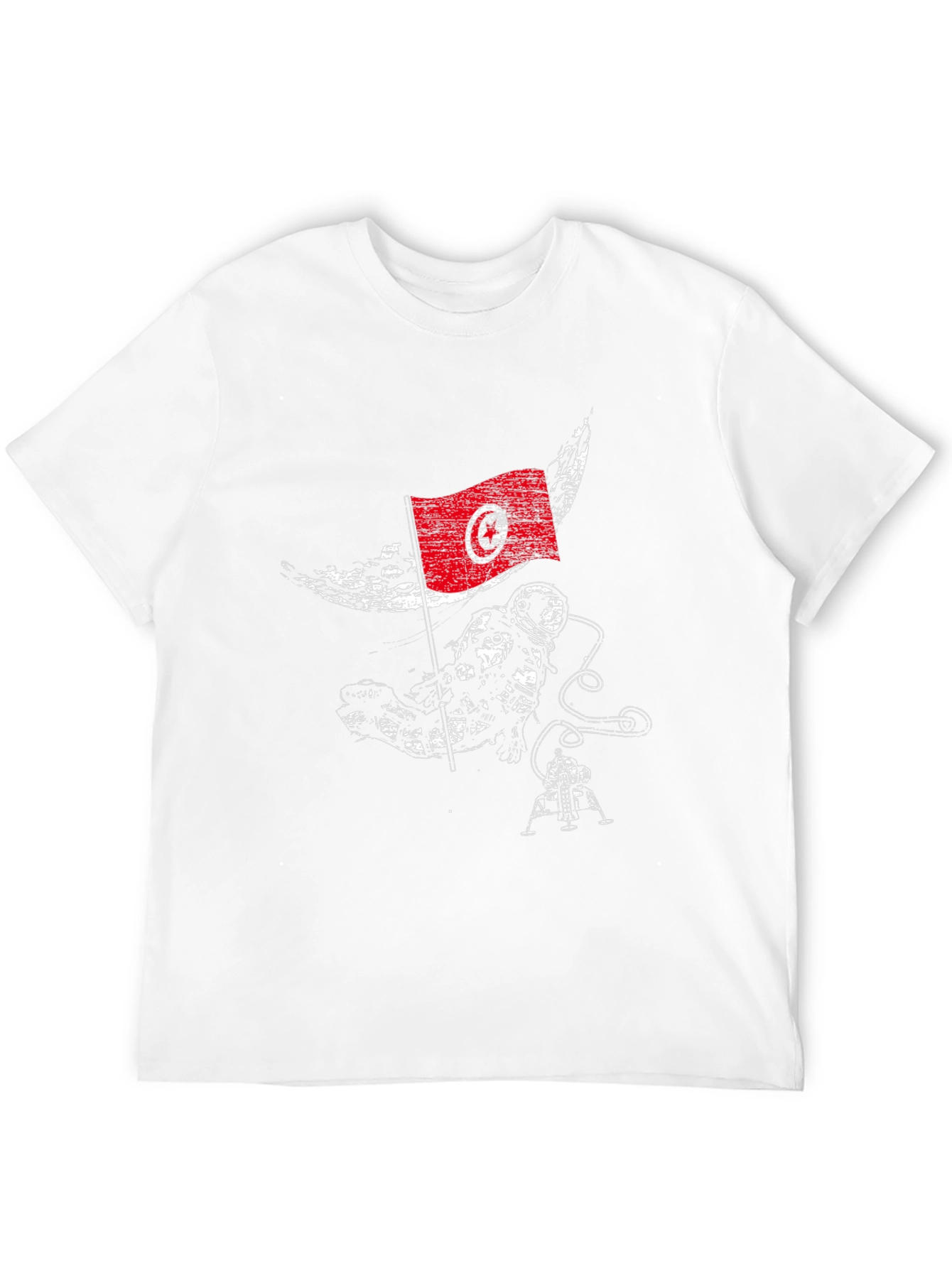 Tunisian Astronaut T-Shirt - Moon Landing Souvenir