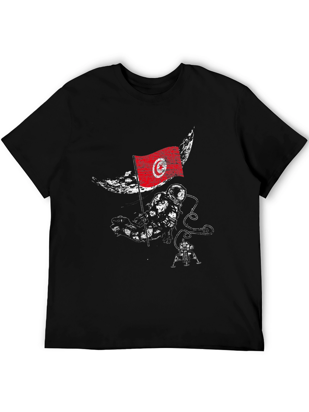 Tunisian Astronaut T-Shirt - Moon Landing Souvenir