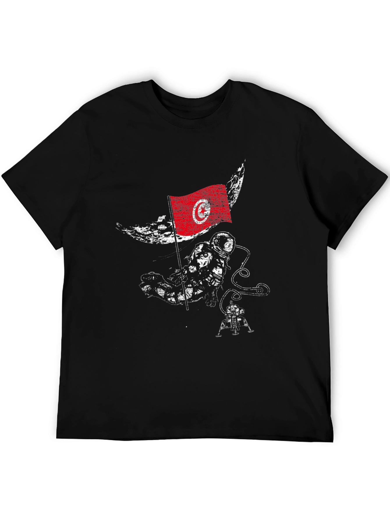 Tunisian Astronaut T-Shirt - Moon Landing Souvenir