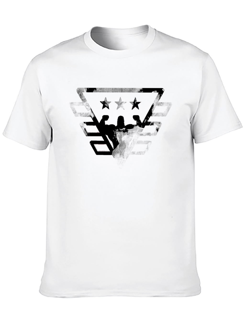 Black Graphic Tee - Powerlifting Design
