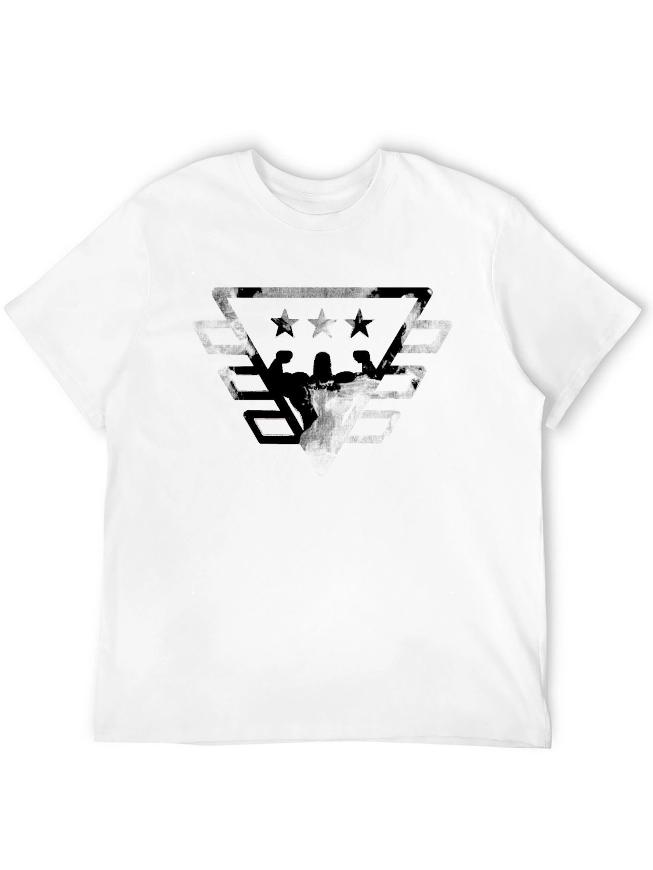Black Graphic Tee - Powerlifting Design