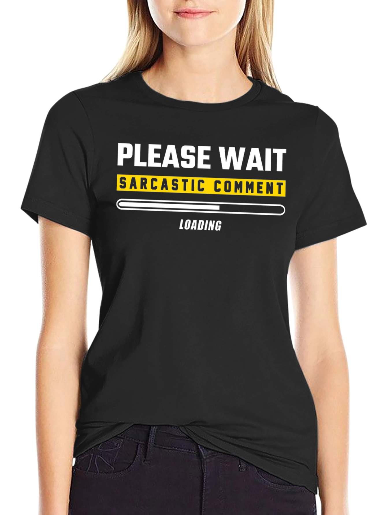 Sarcastic Comment Loading T-Shirt - Funny Graphic Tee