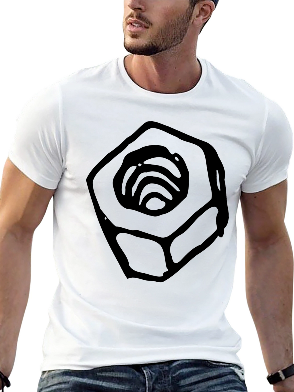 Nut Graphic Black T-Shirt