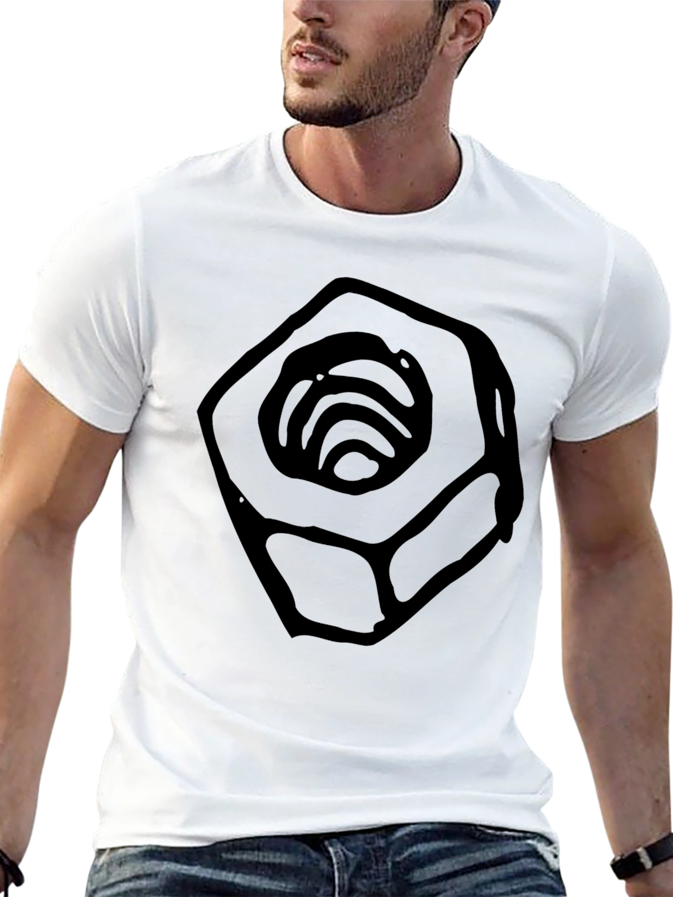 Nut Graphic Black T-Shirt