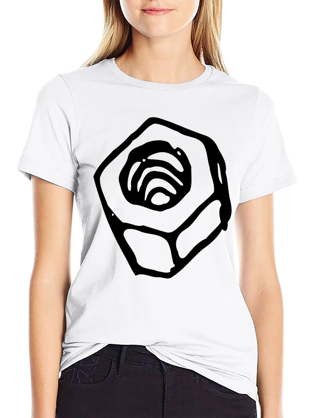 Nut Graphic Black T-Shirt