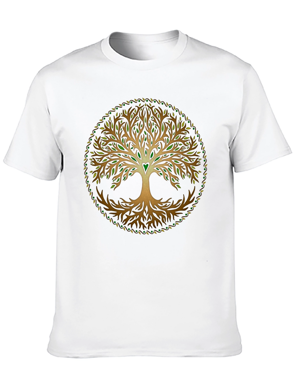 Tree of Life Graphic Print Black T-Shirt
