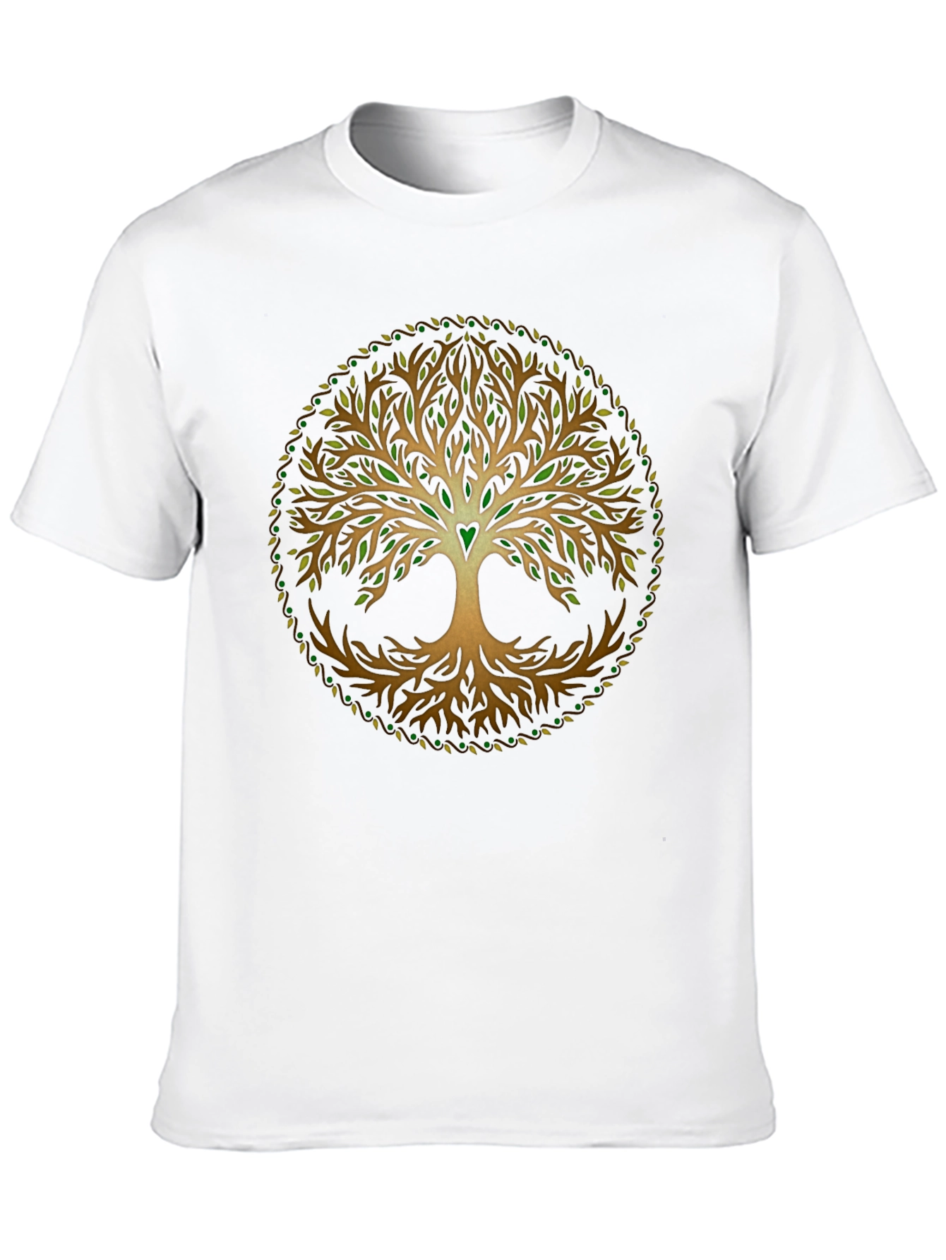 Tree of Life Graphic Print Black T-Shirt