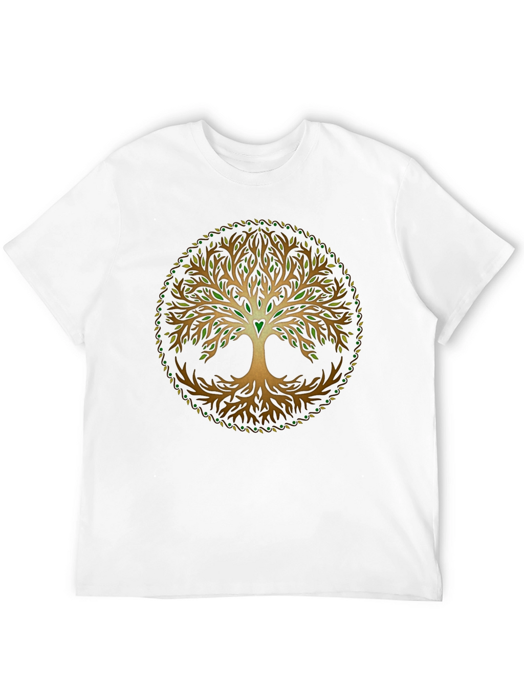 Tree of Life Graphic Print Black T-Shirt