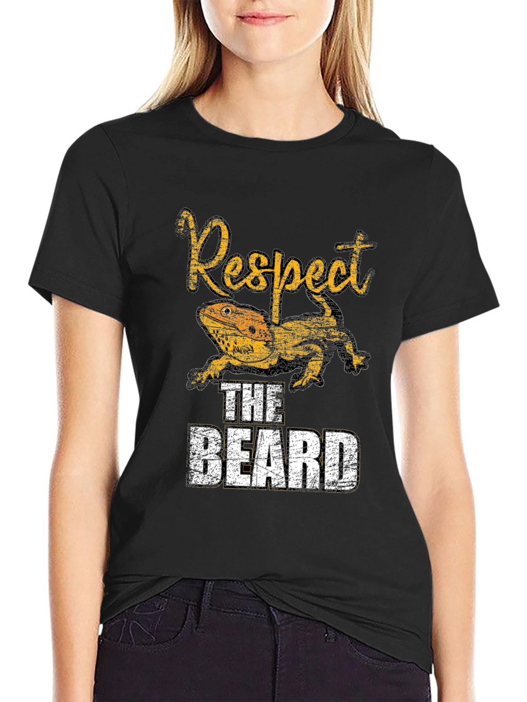 Respect the Beard Bearded Dragon T-Shirt
