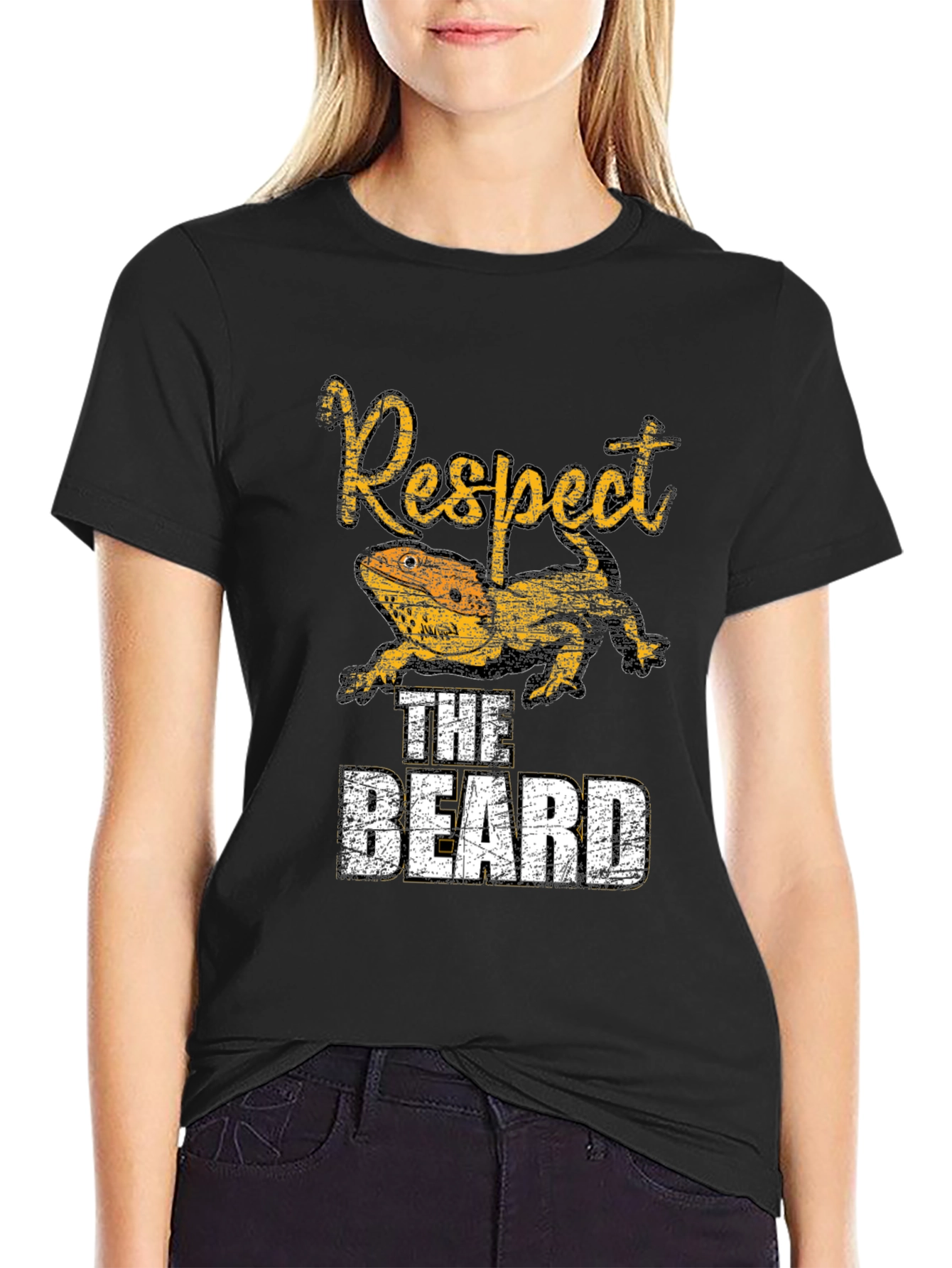 Respect the Beard Bearded Dragon T-Shirt
