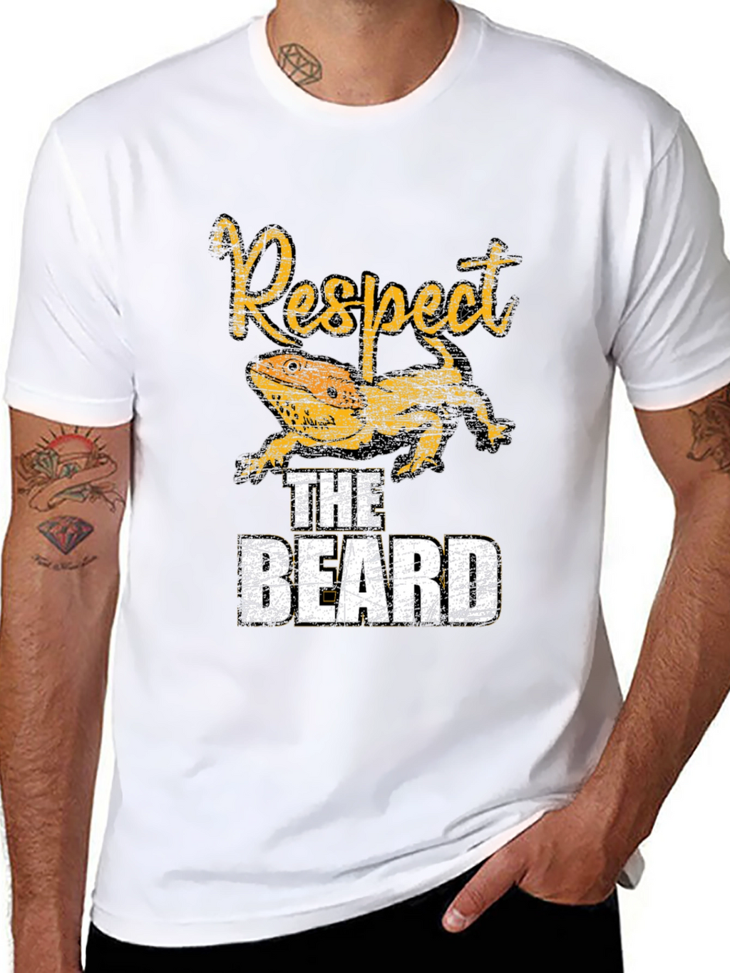 Respect the Beard Bearded Dragon T-Shirt