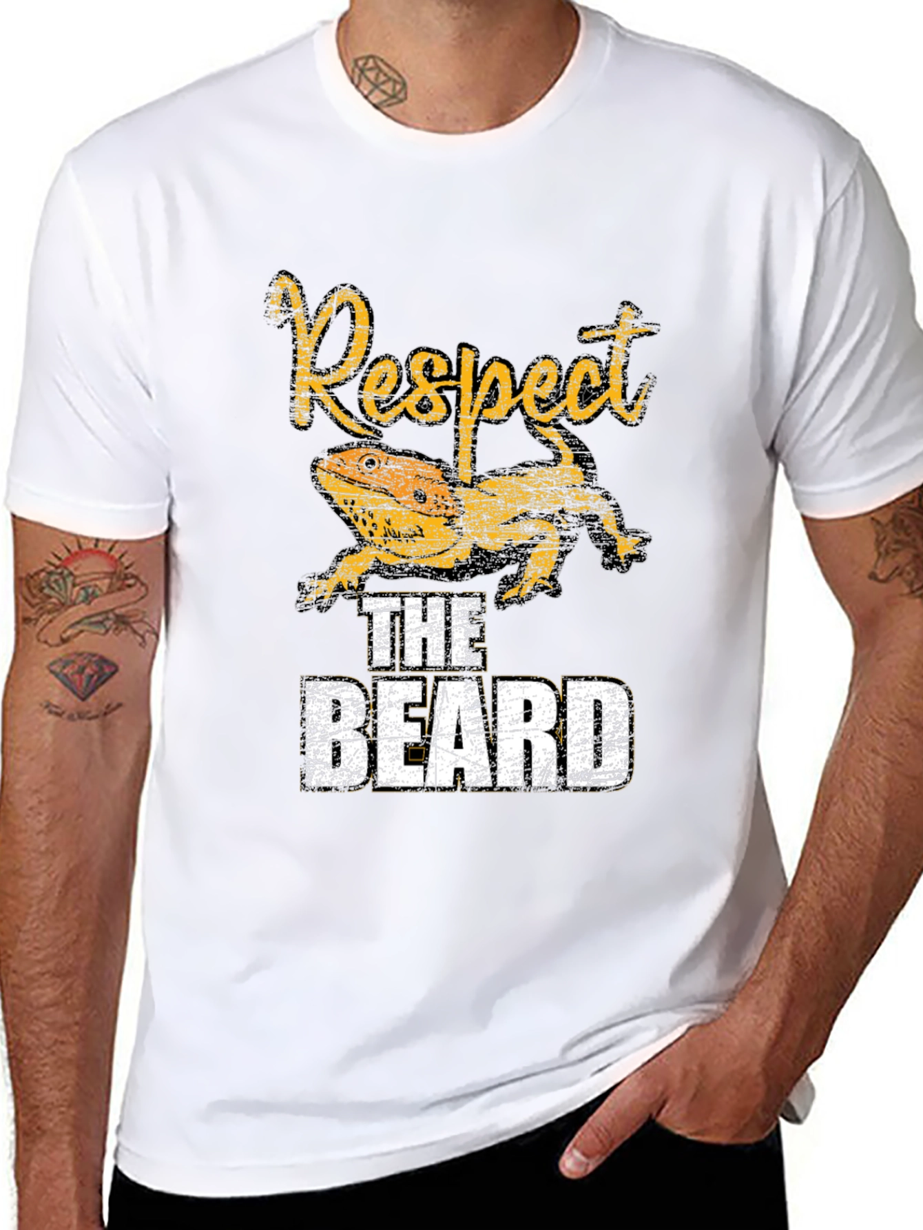 Respect the Beard Bearded Dragon T-Shirt