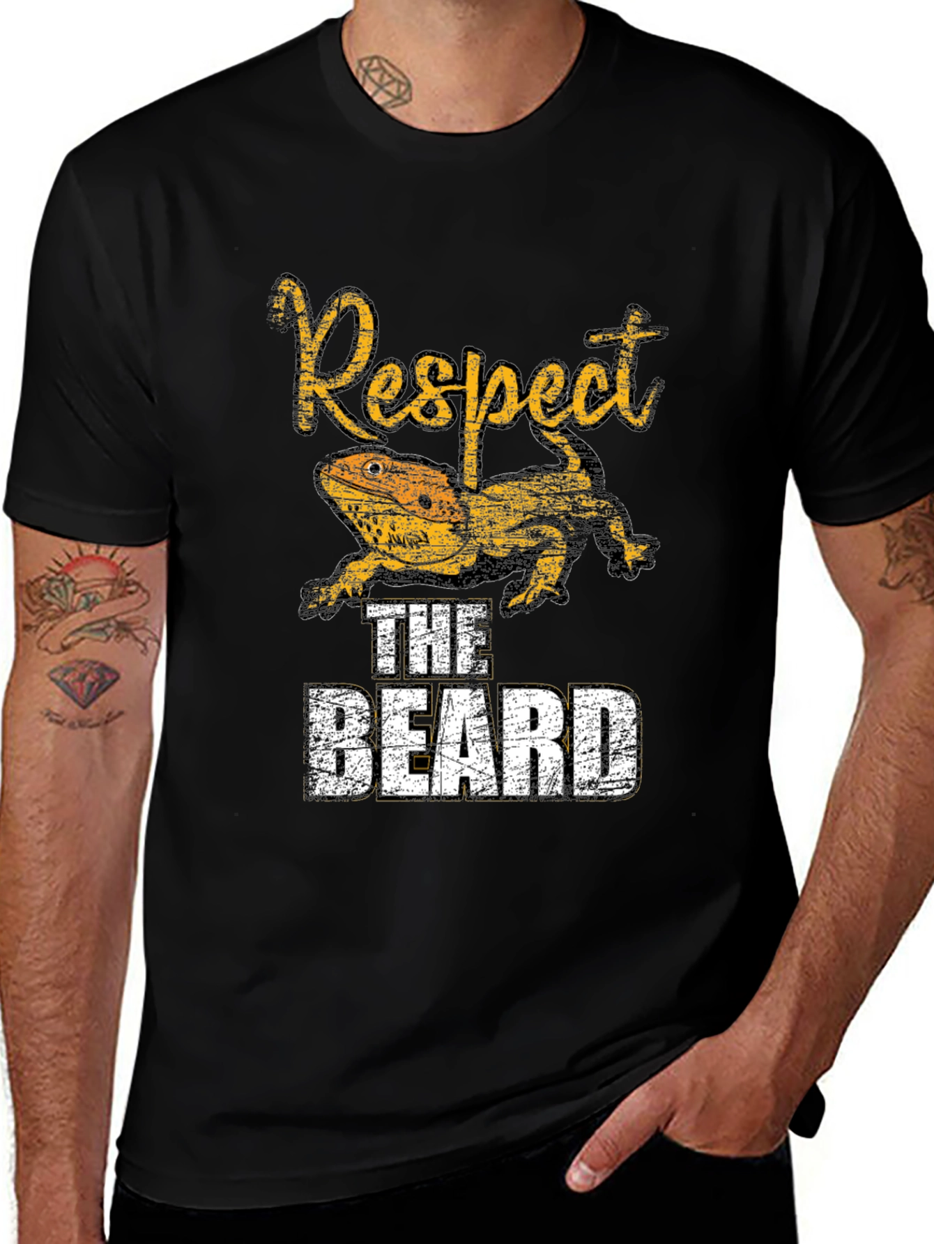 Respect the Beard Bearded Dragon T-Shirt