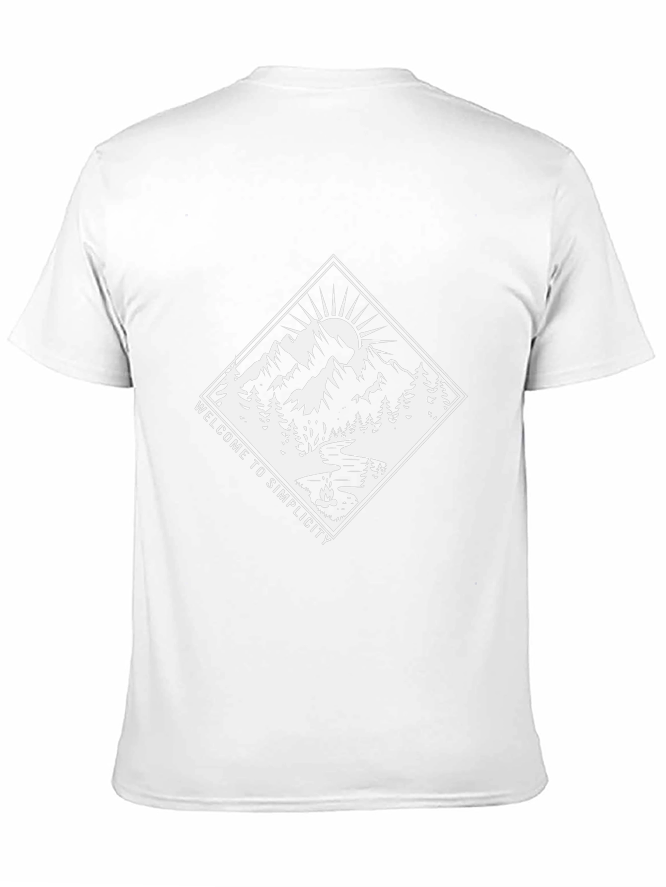 Welcome to Simplicity Graphic Tee - Black