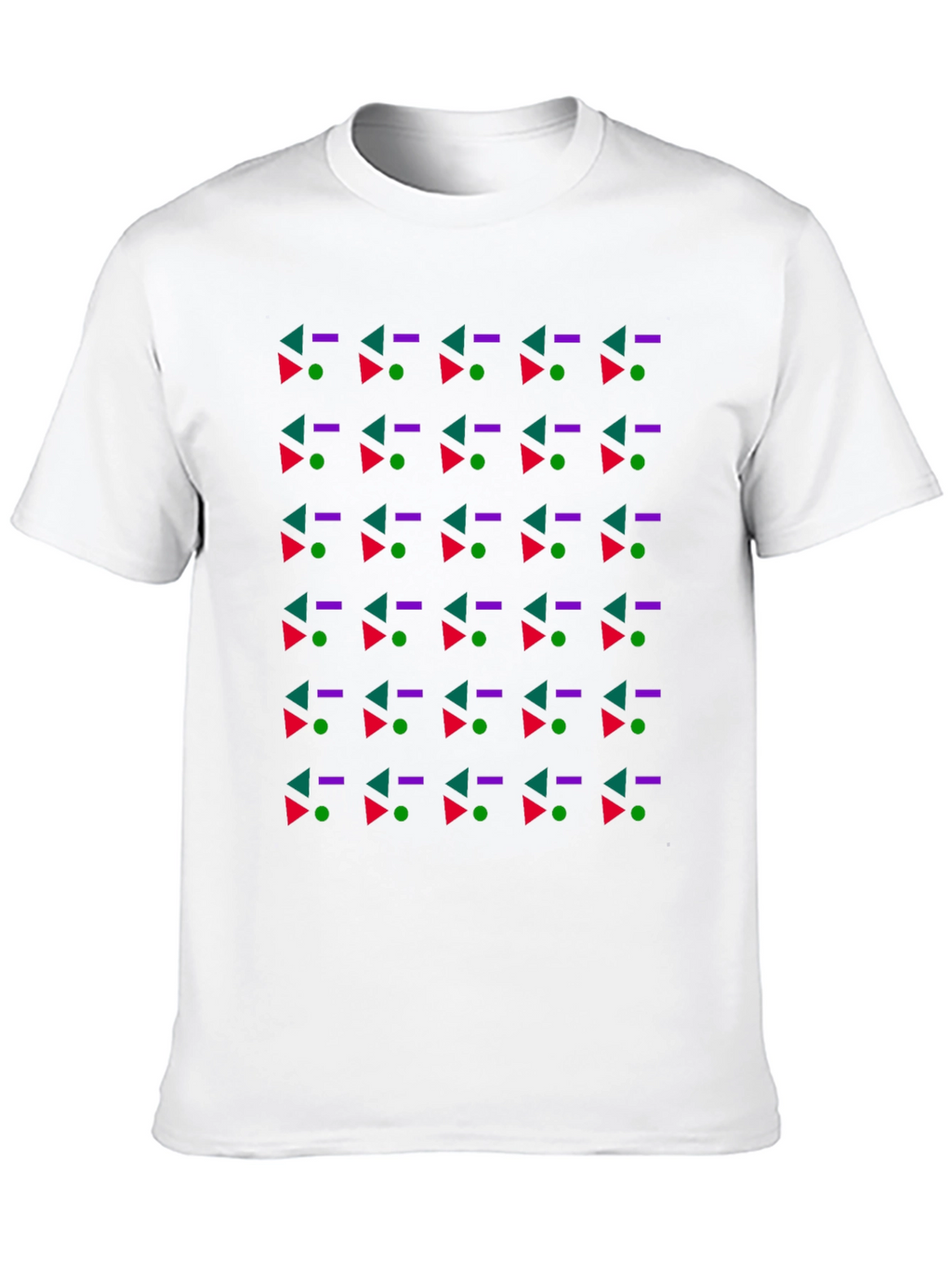 Geometric Pattern T-Shirt - Modern Abstract Design