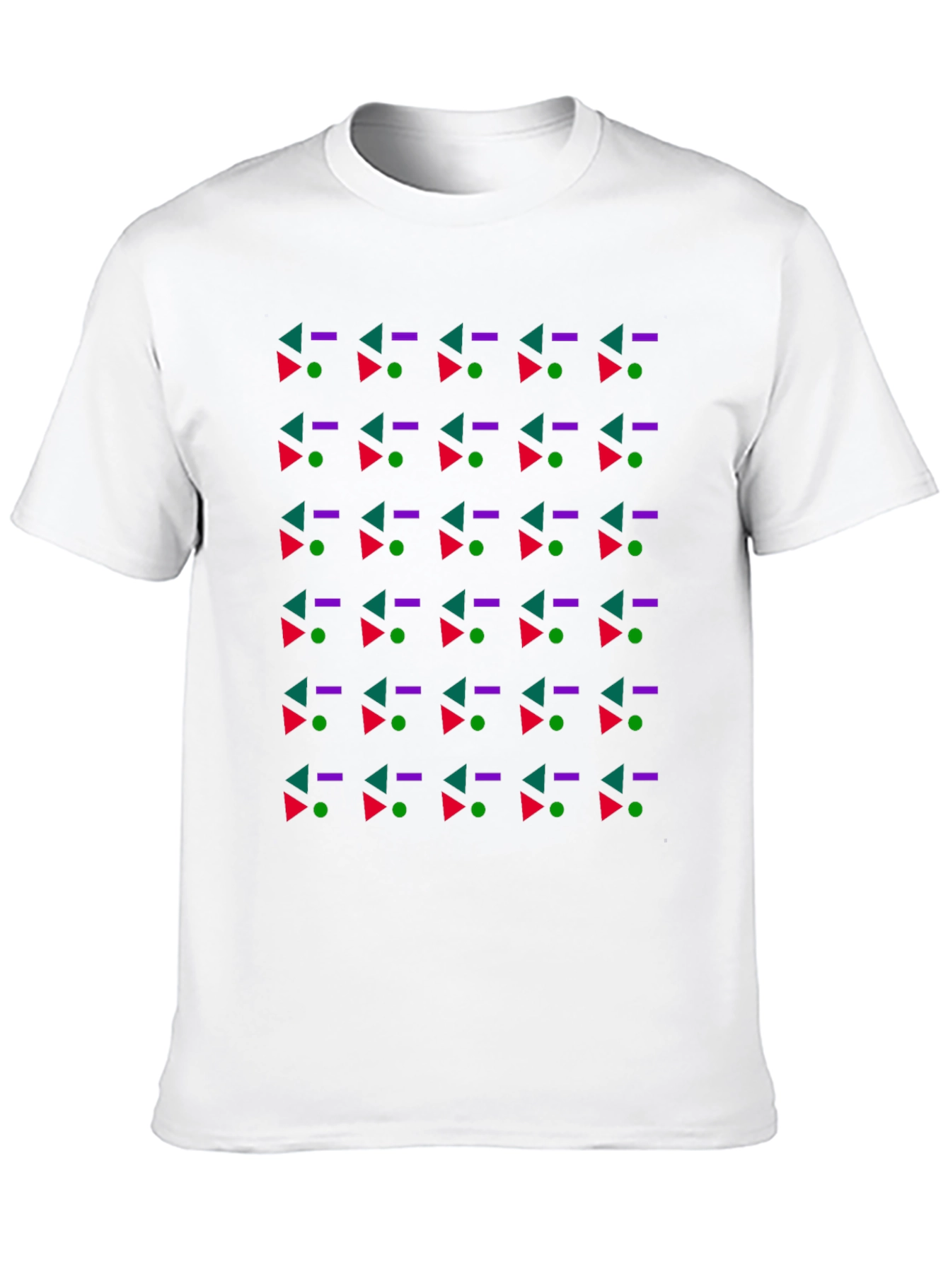 Geometric Pattern T-Shirt - Modern Abstract Design