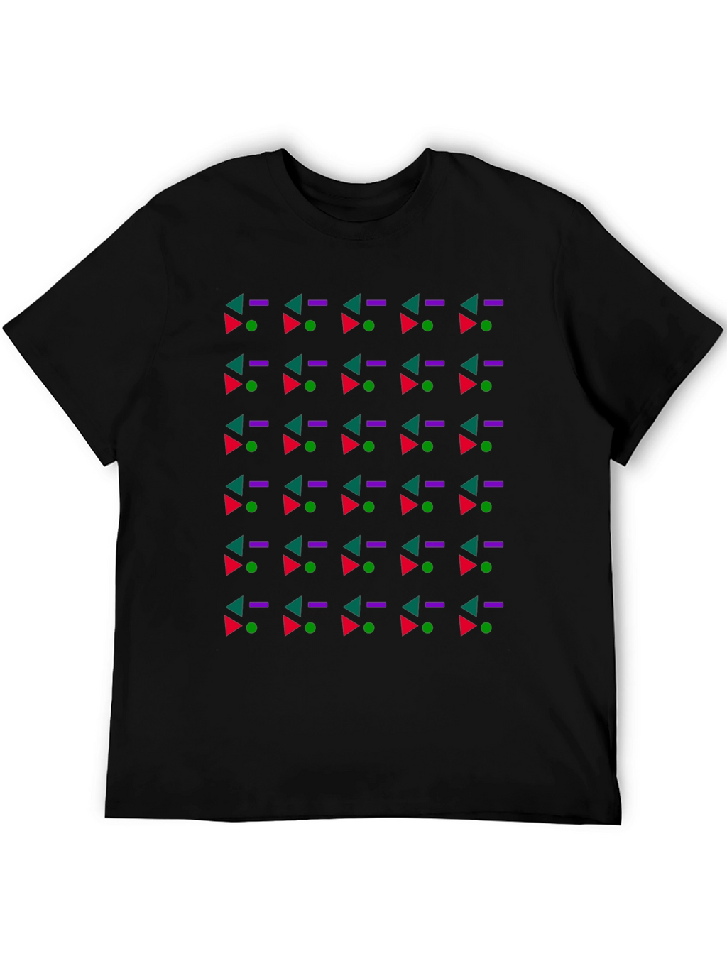Geometric Pattern T-Shirt - Modern Abstract Design