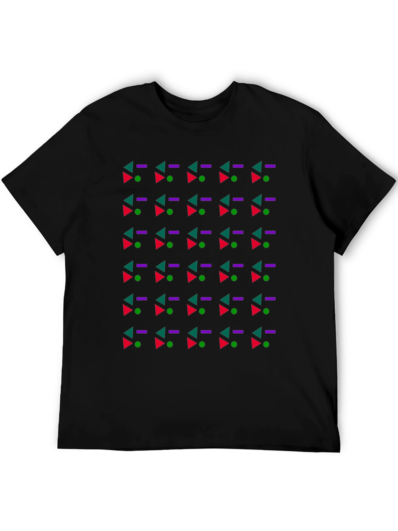 Geometric Pattern T-Shirt - Modern Abstract Design