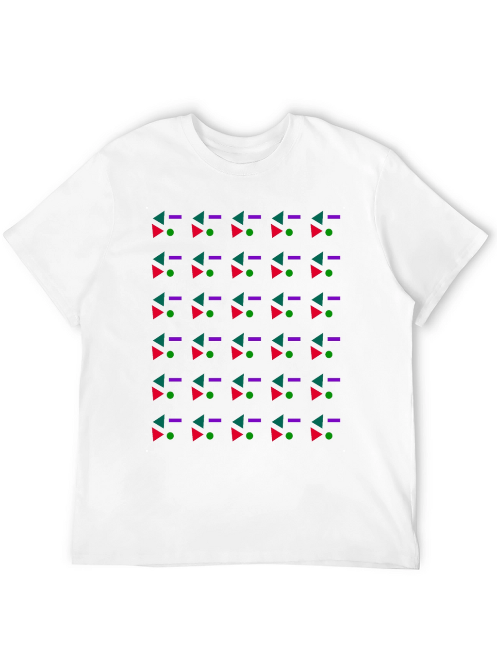 Geometric Pattern T-Shirt - Modern Abstract Design