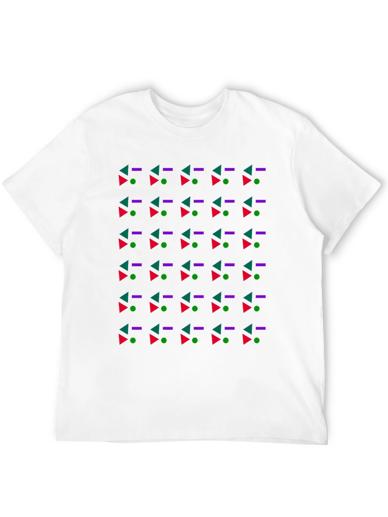 Geometric Pattern T-Shirt - Modern Abstract Design