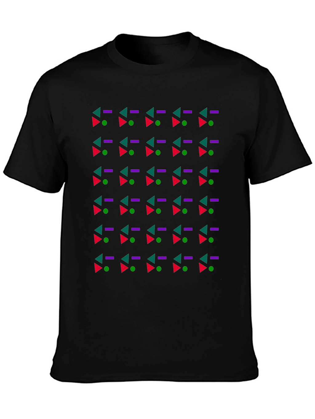 Geometric Pattern T-Shirt - Modern Abstract Design