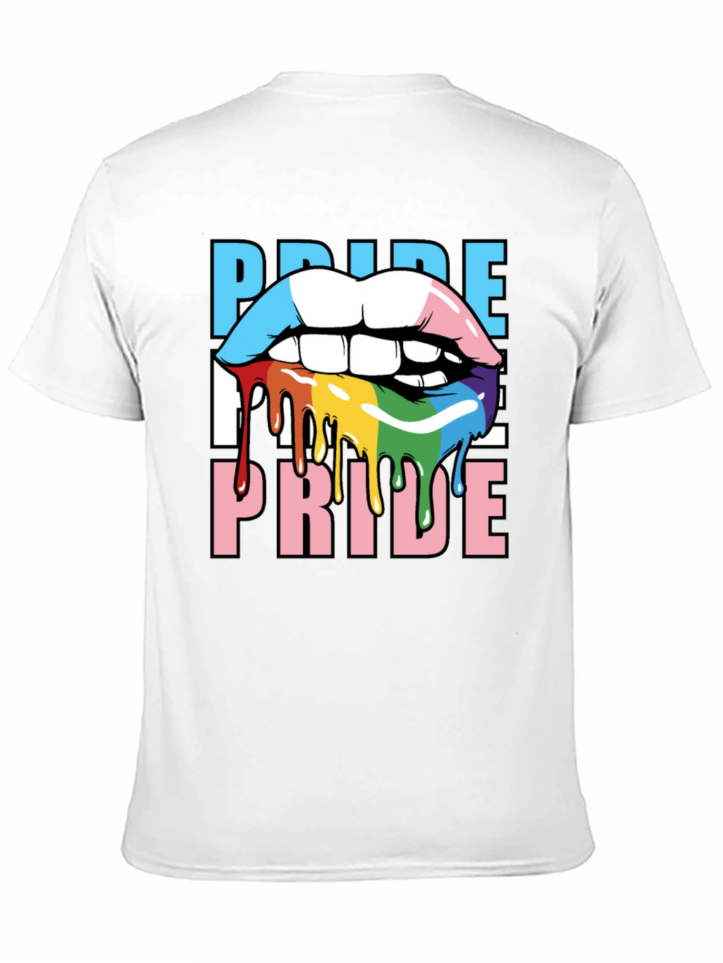 Pride Lips T-Shirt - LGBTQ+ Graphic Tee