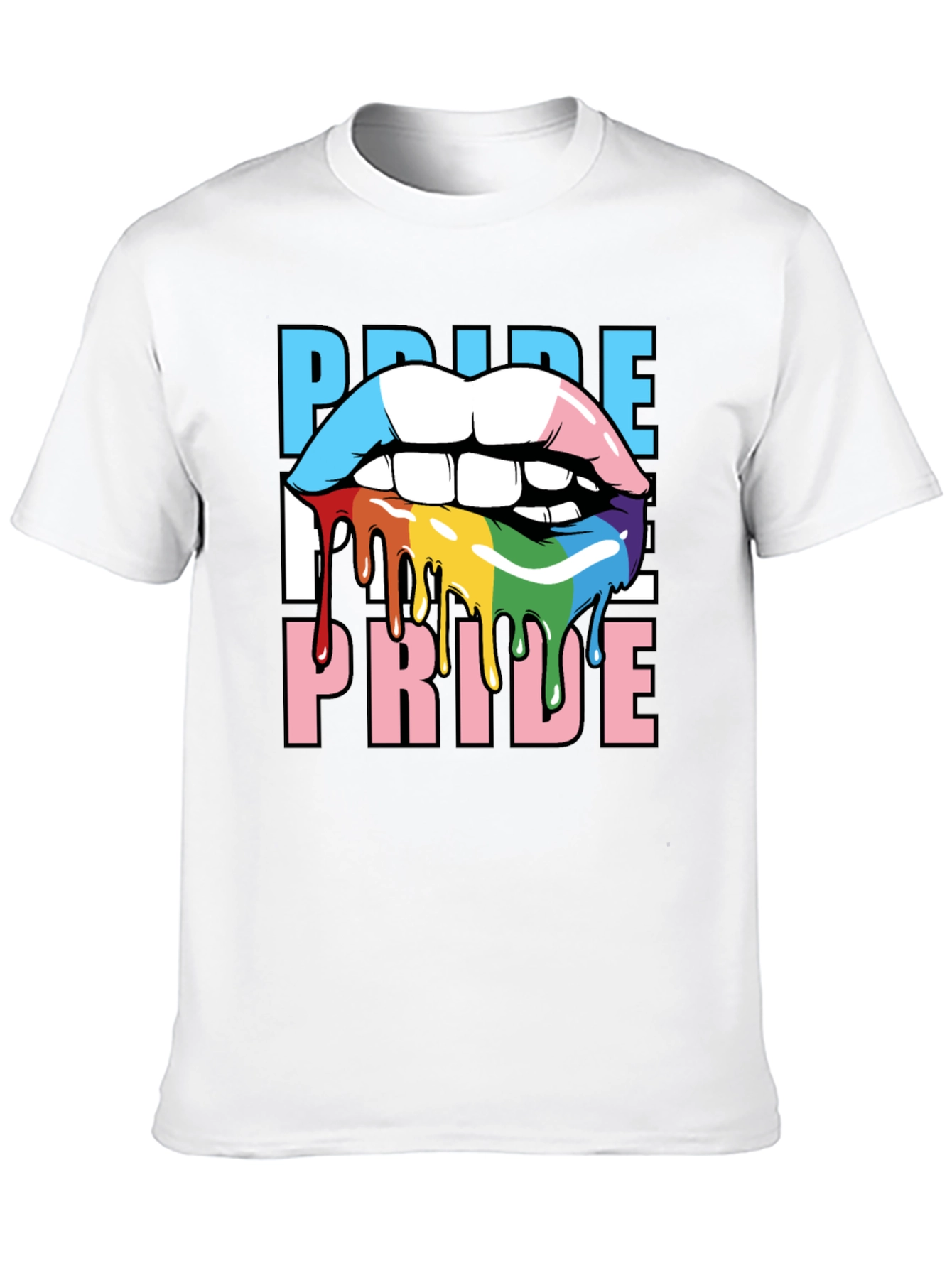 Pride Lips T-Shirt - LGBTQ+ Graphic Tee