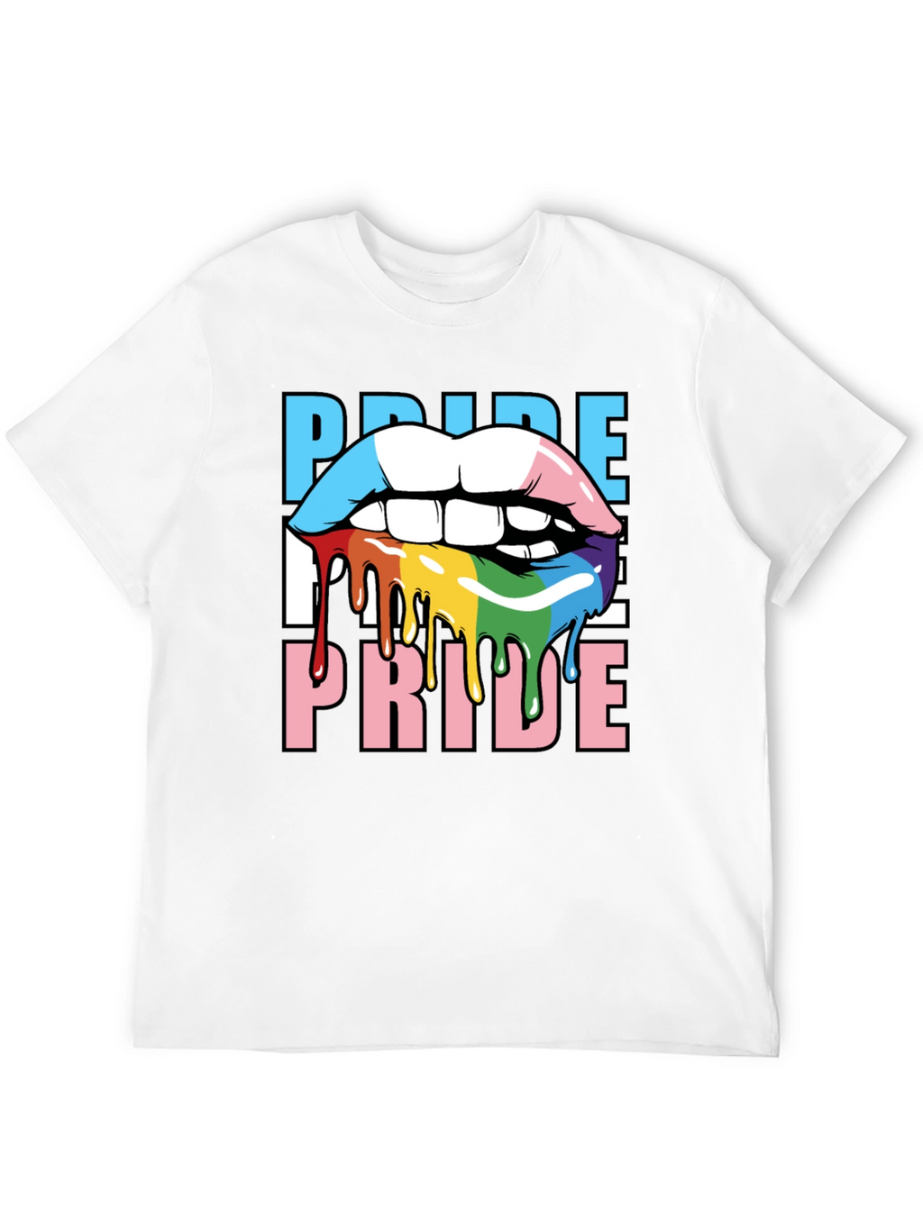 Pride Lips T-Shirt - LGBTQ+ Graphic Tee