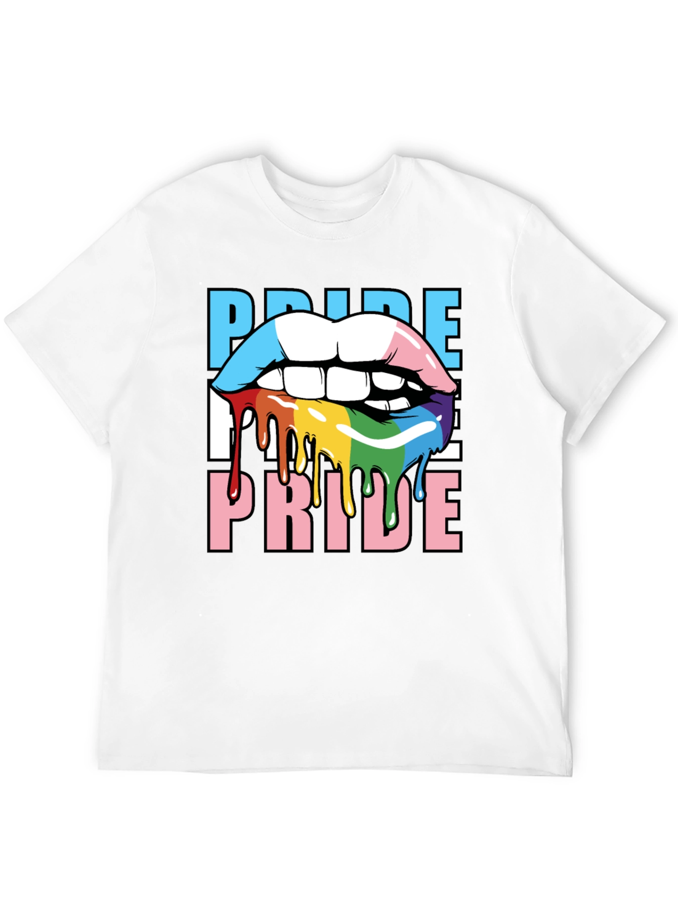 Pride Lips T-Shirt - LGBTQ+ Graphic Tee