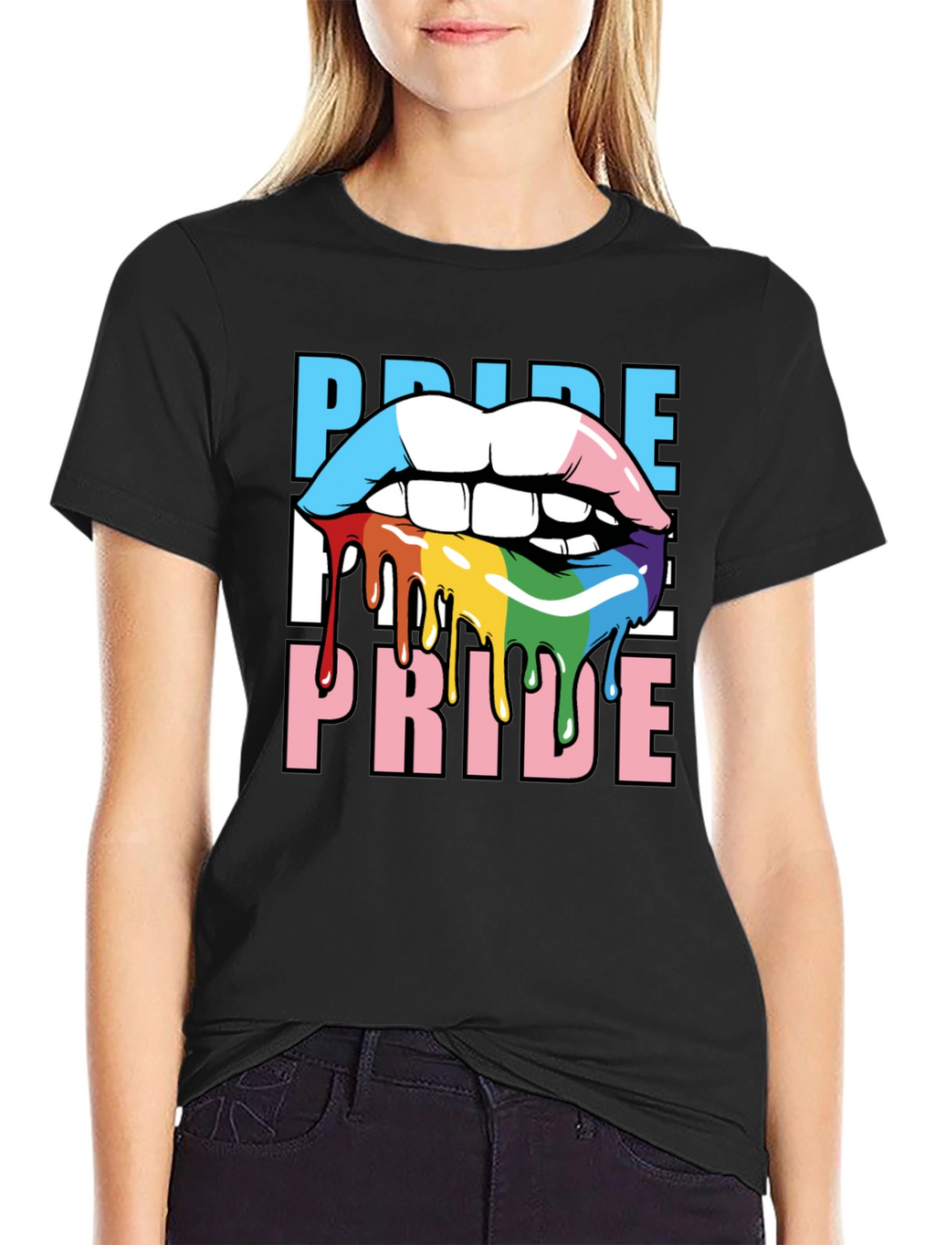 Pride Lips T-Shirt - LGBTQ+ Graphic Tee