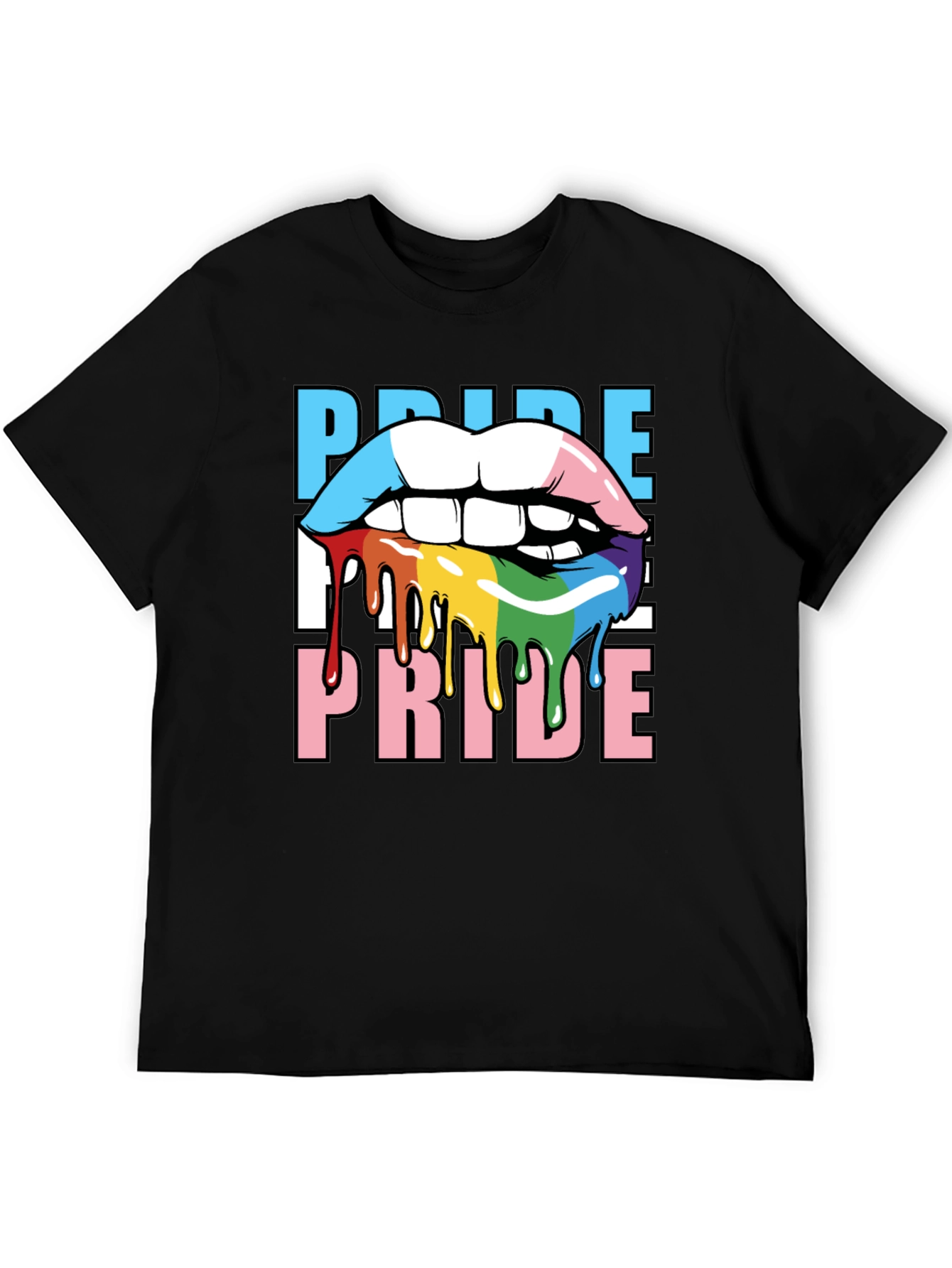 Pride Lips T-Shirt - LGBTQ+ Graphic Tee