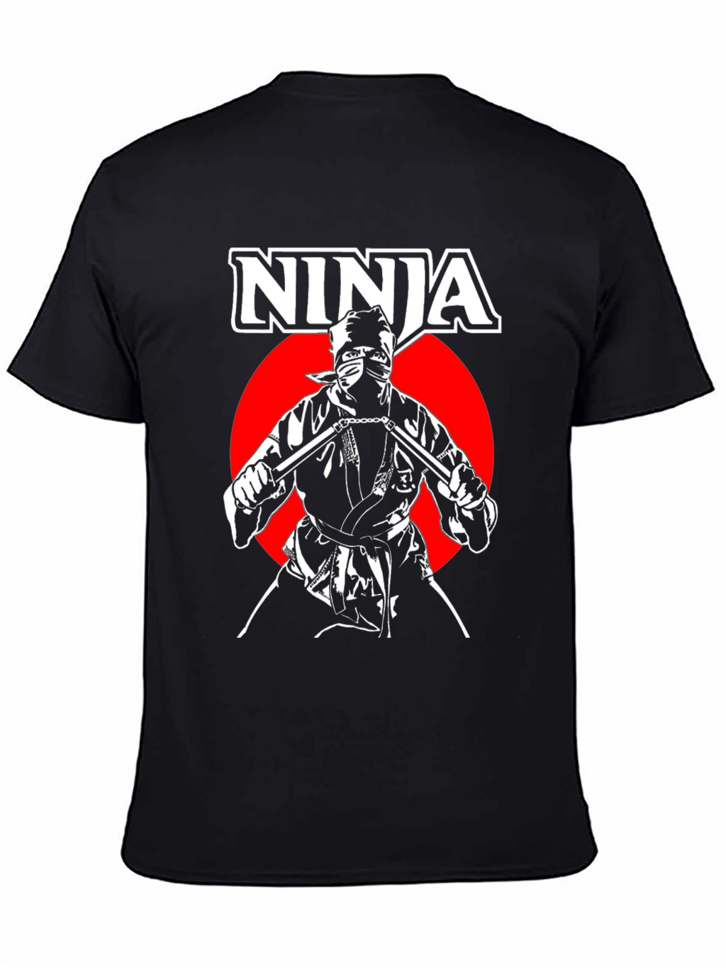 Ninja Warrior Graphic T-Shirt - Black