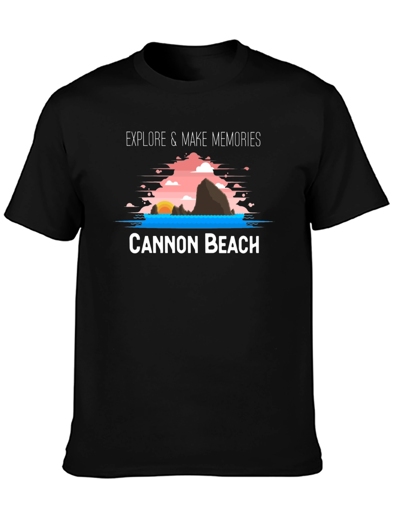 Cannon Beach T-Shirt - Explore & Make Memories