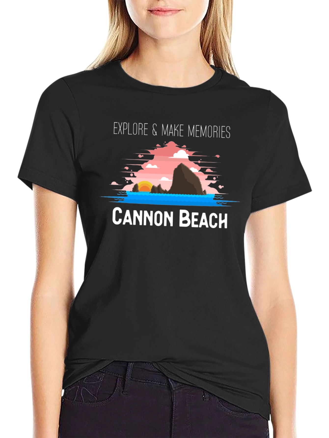 Cannon Beach T-Shirt - Explore & Make Memories