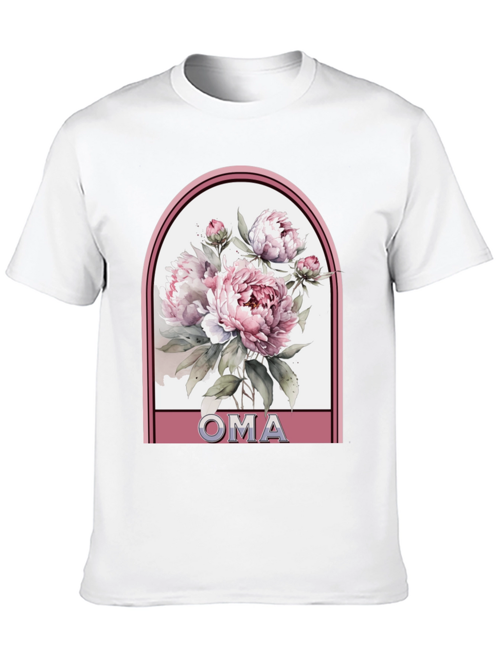 Oma Floral T-Shirt: Gift for Grandma