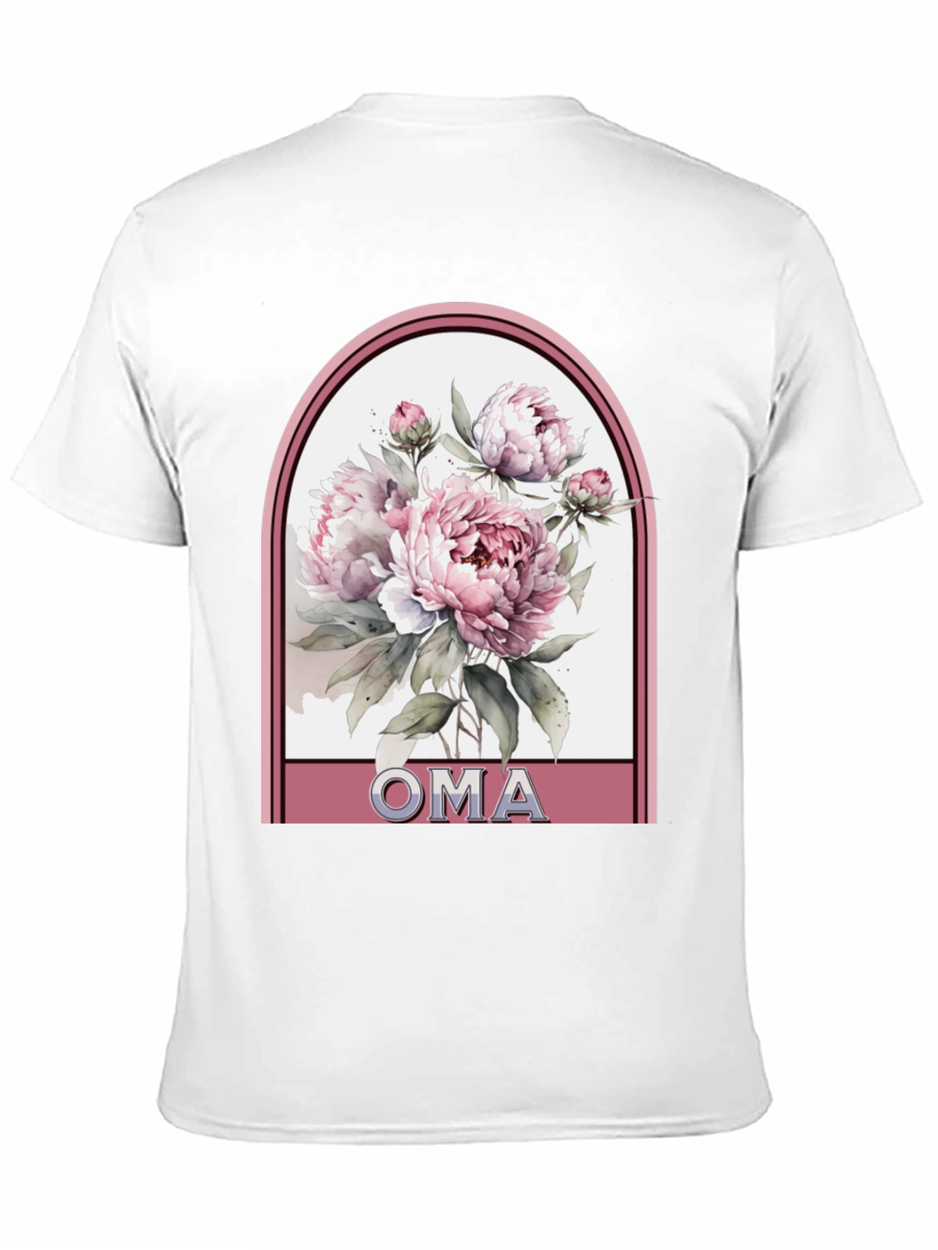 Oma Floral T-Shirt: Gift for Grandma
