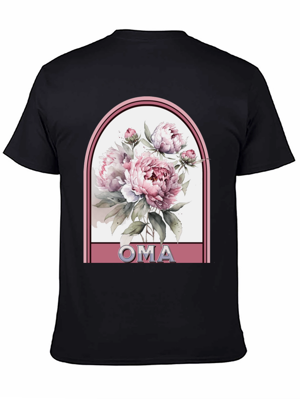 Oma Floral T-Shirt: Gift for Grandma