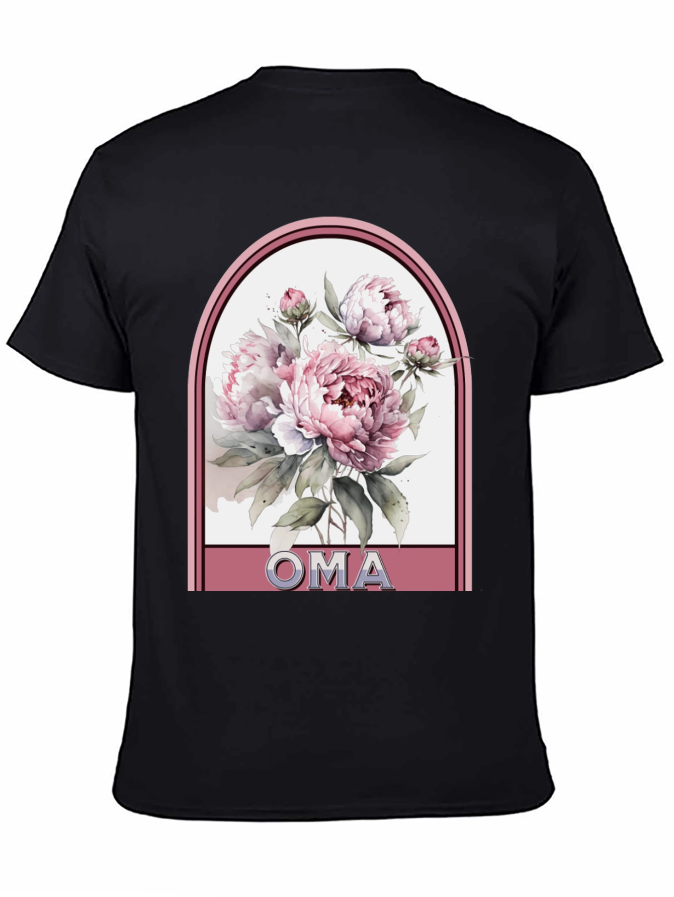Oma Floral T-Shirt: Gift for Grandma