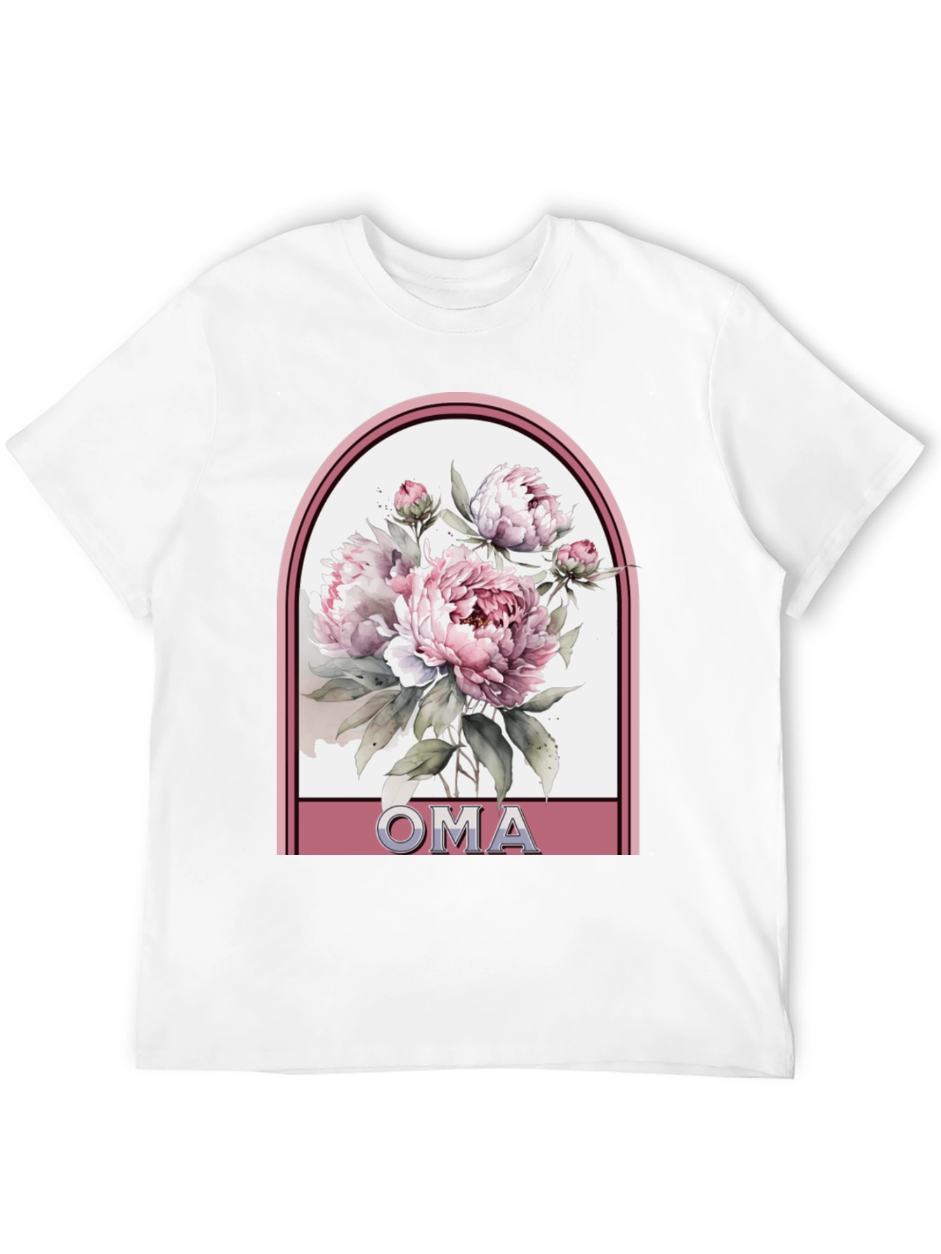 Oma Floral T-Shirt: Gift for Grandma
