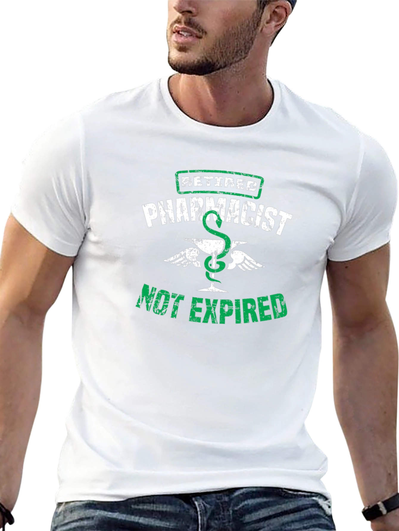 Retired Pharmacist T-Shirt - Not Expired Funny Tee