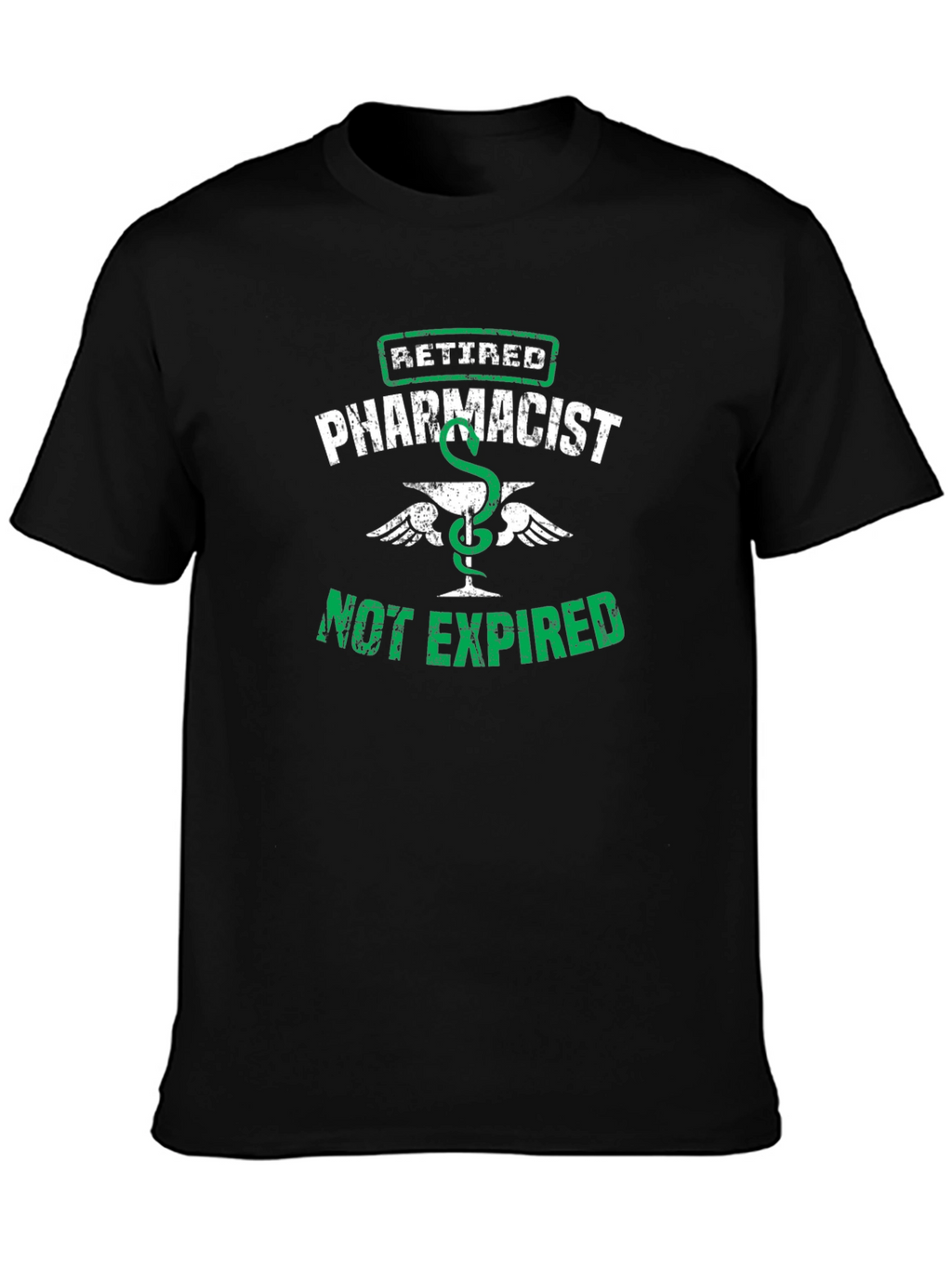 Retired Pharmacist T-Shirt - Not Expired Funny Tee