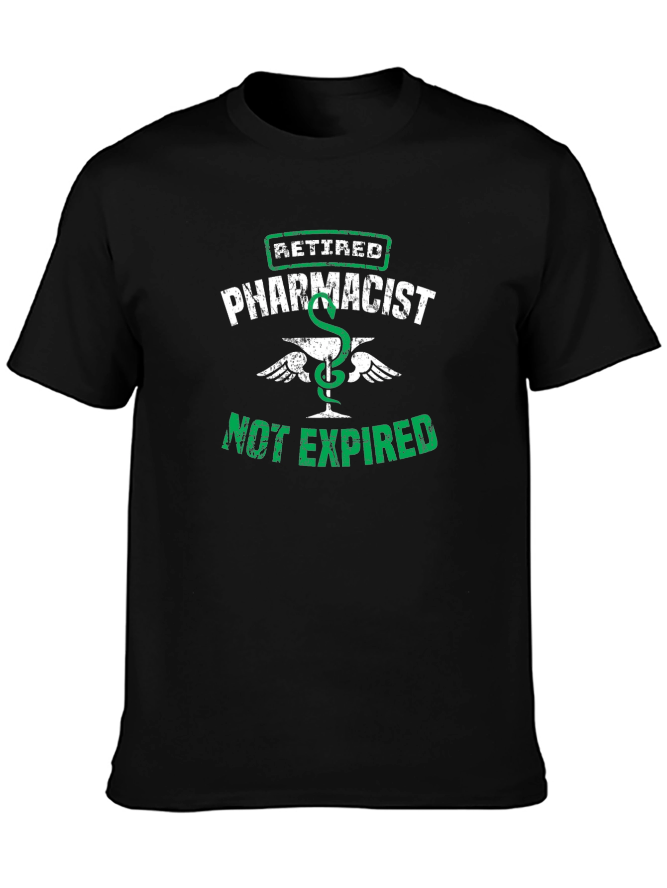 Retired Pharmacist T-Shirt - Not Expired Funny Tee