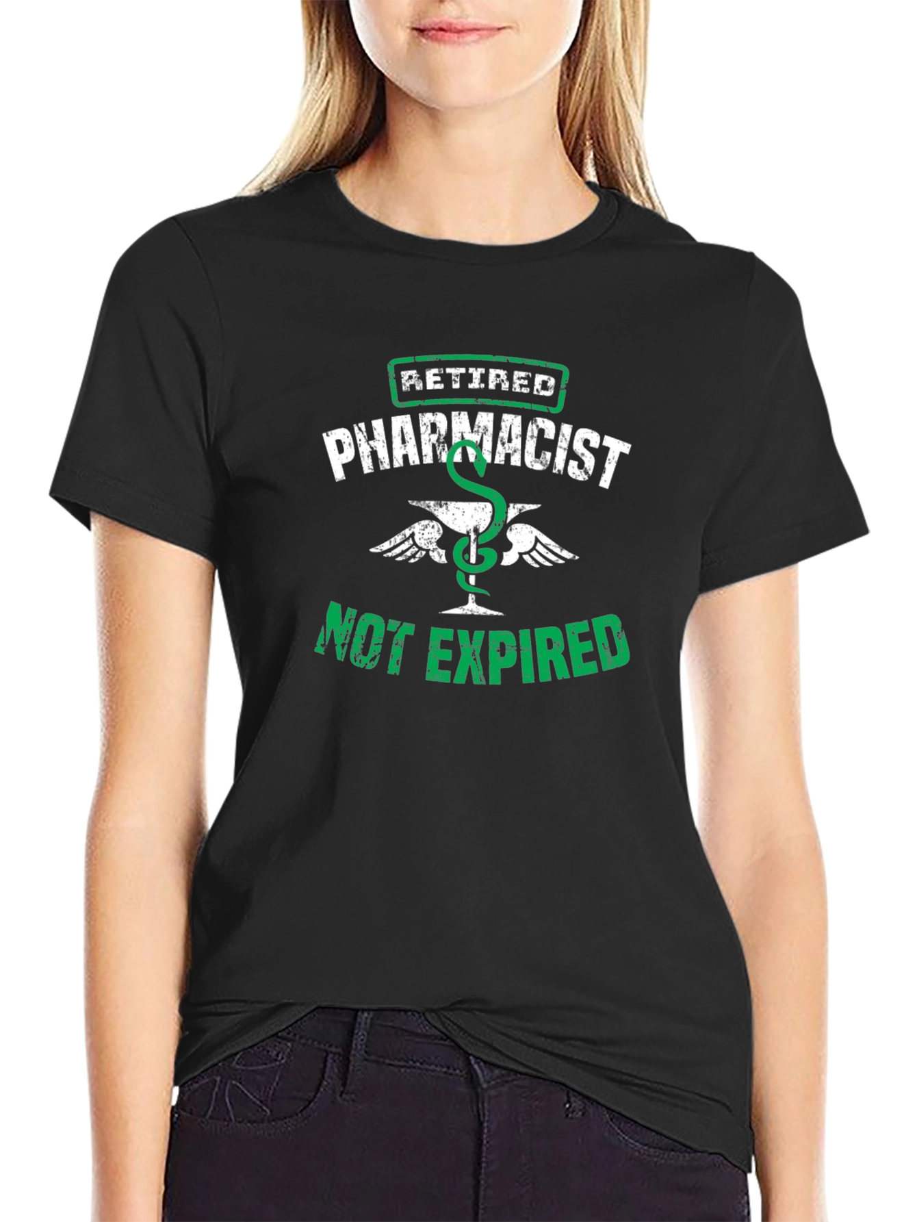 Retired Pharmacist T-Shirt - Not Expired Funny Tee