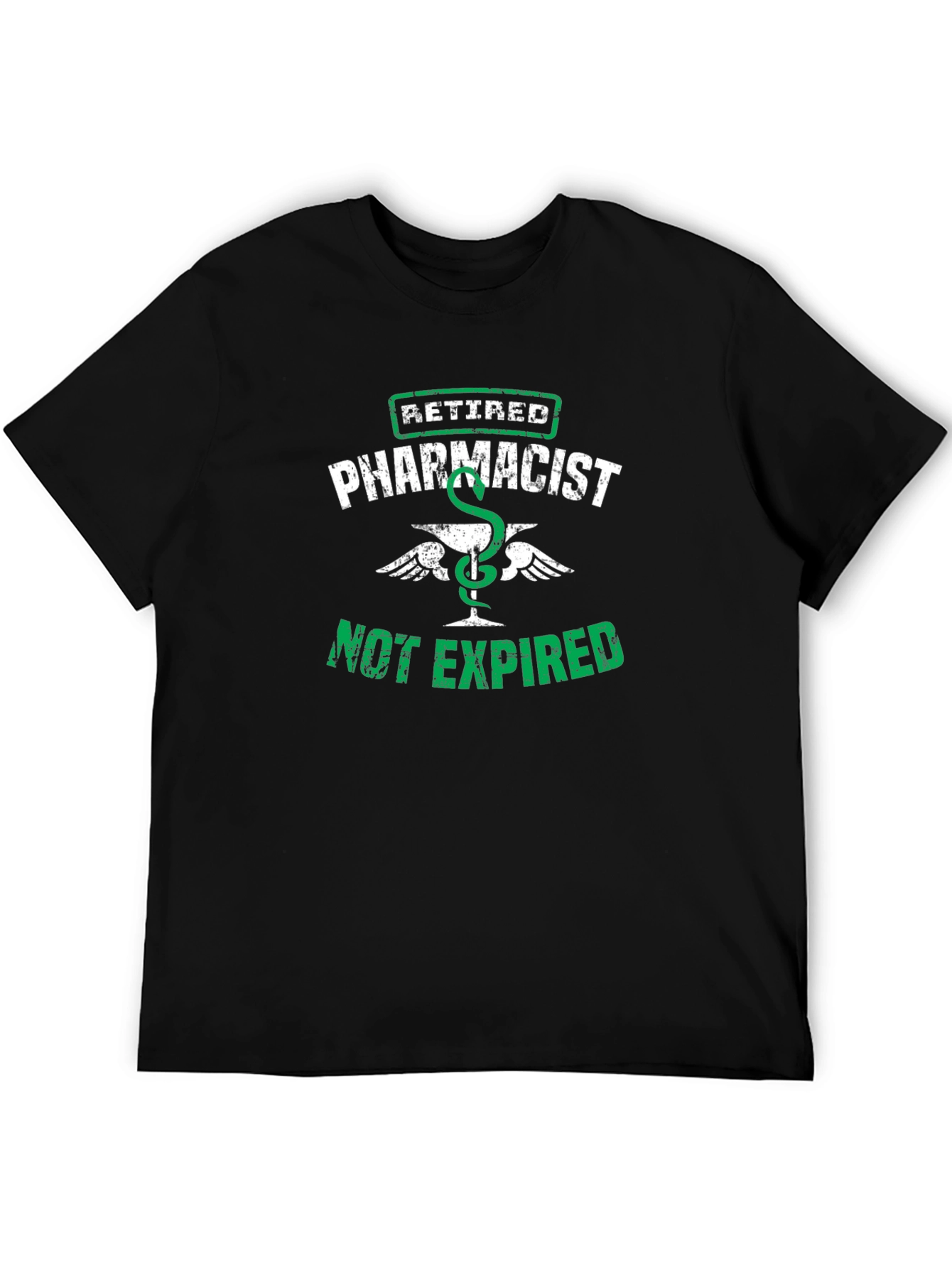 Retired Pharmacist T-Shirt - Not Expired Funny Tee