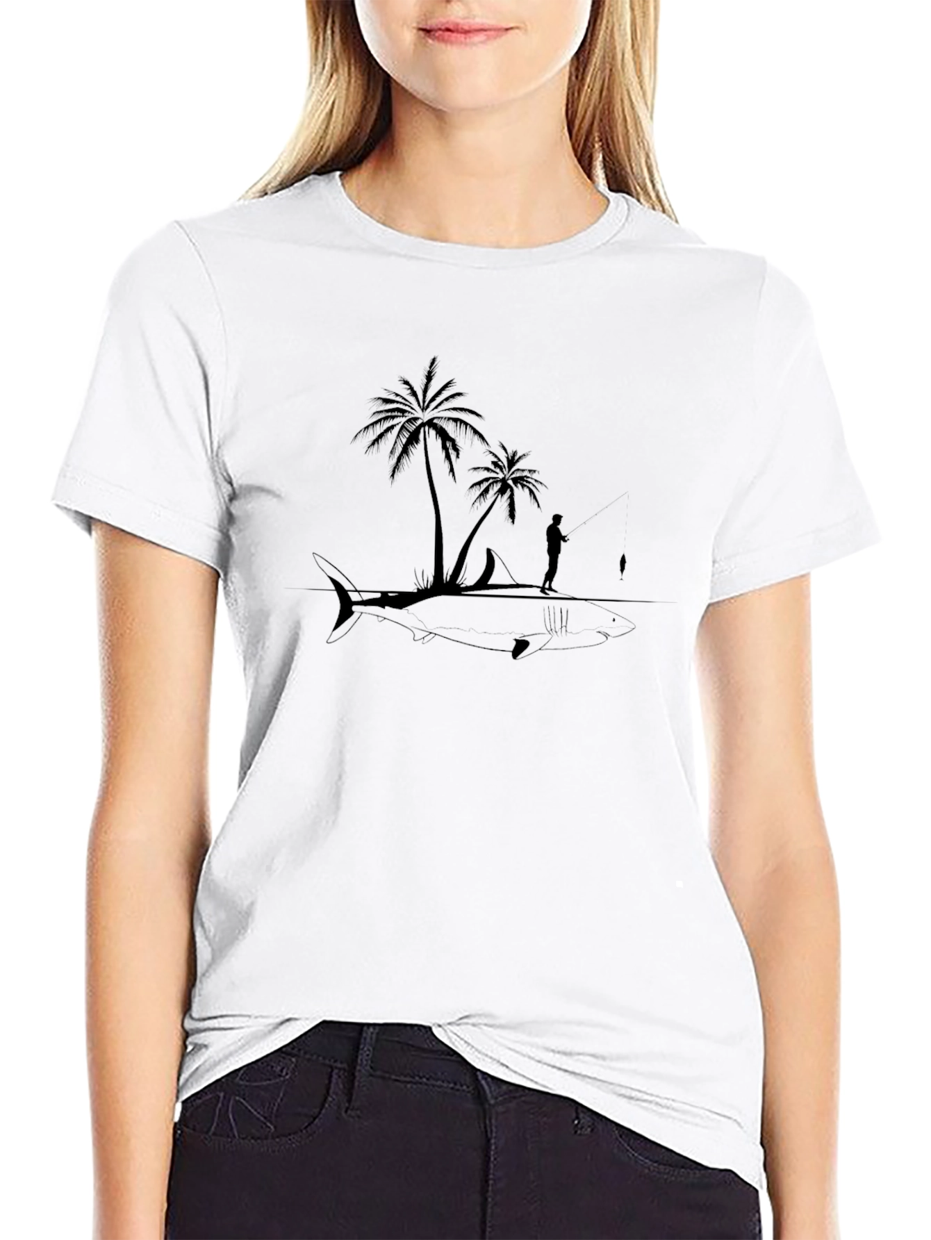 Shark Island Graphic T-Shirt