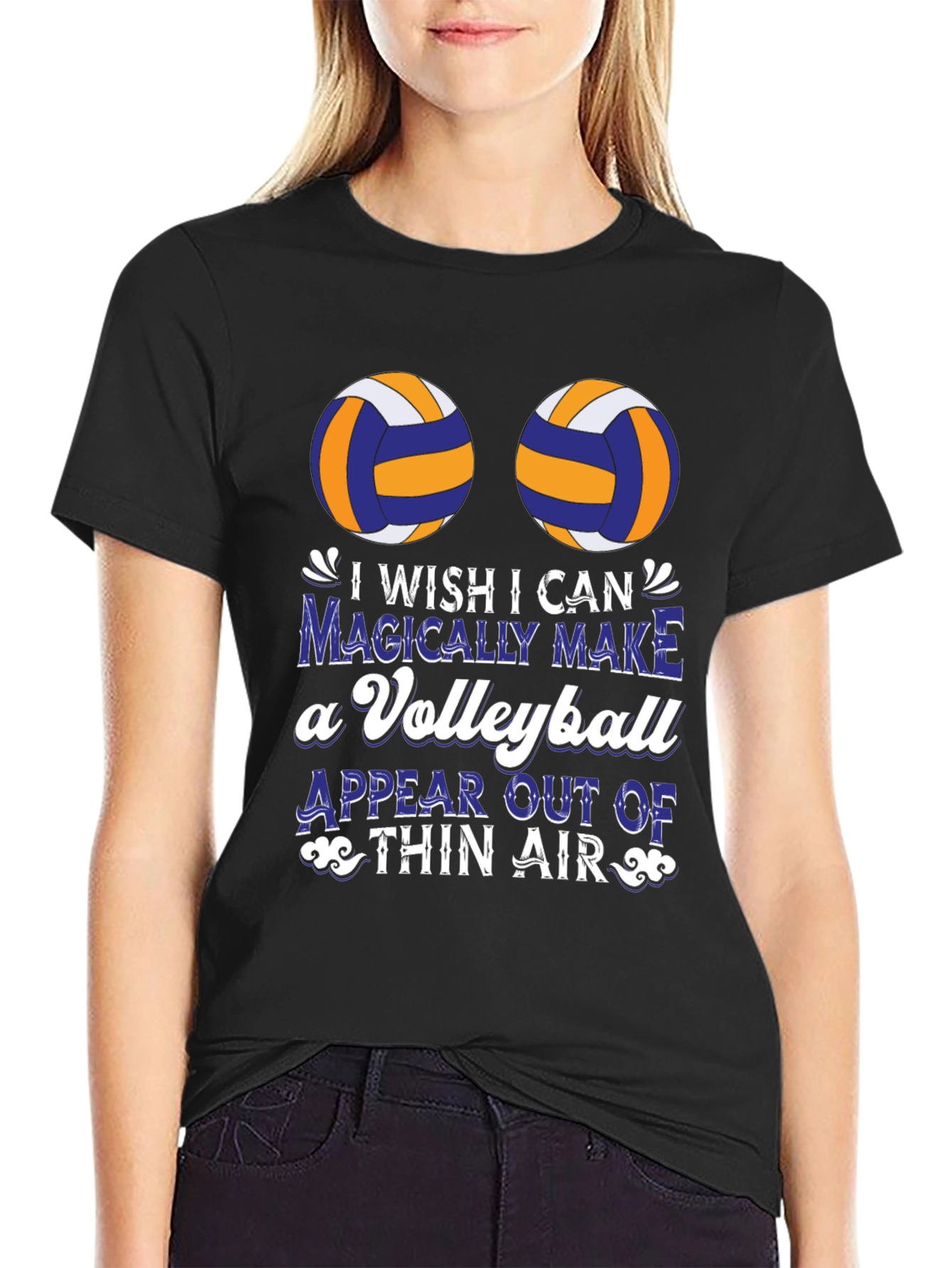 Volleyball Graphic Tee - I Wish I Can Magically Make One