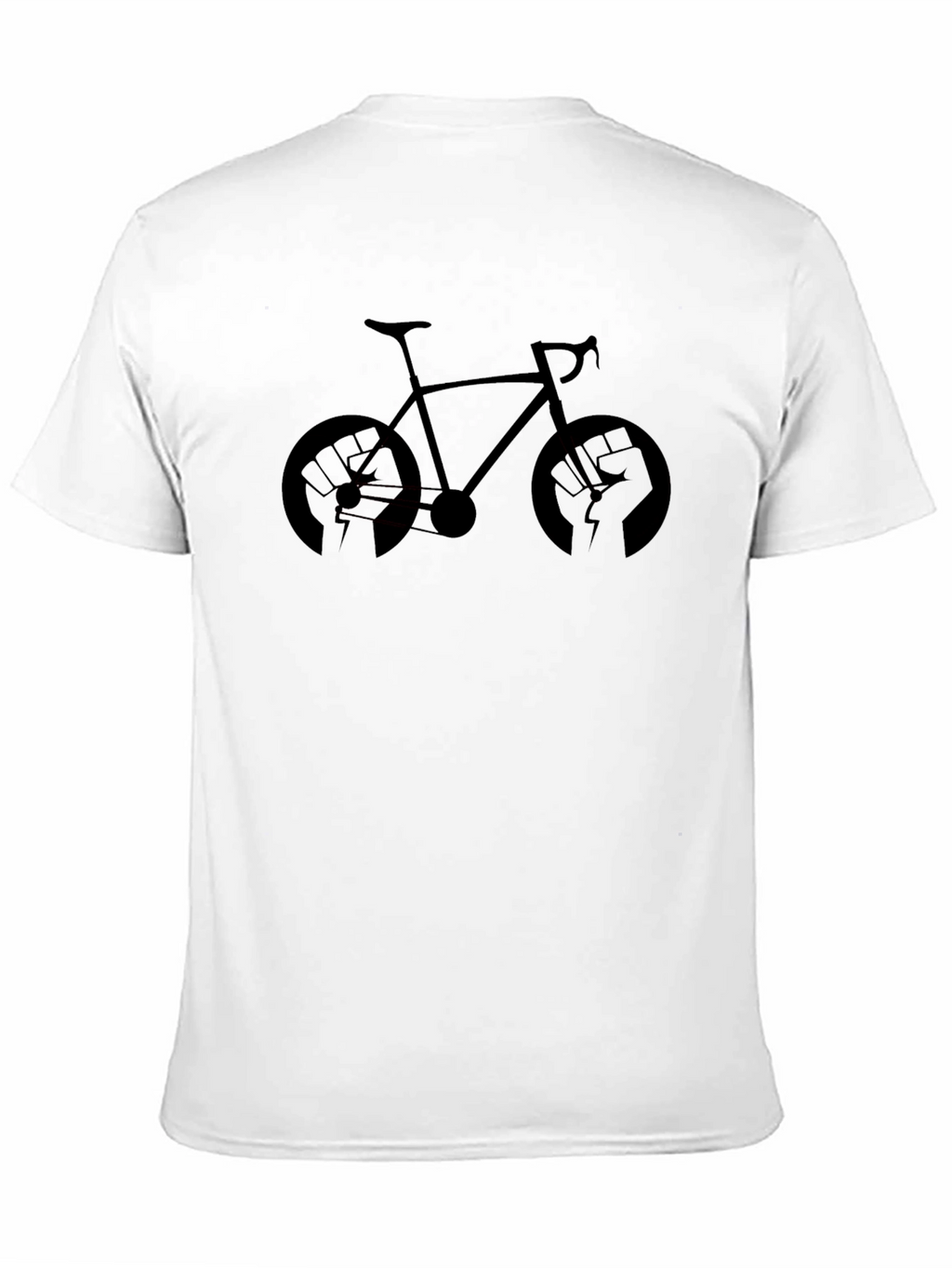 Black Bike Fist Graphic T-Shirt