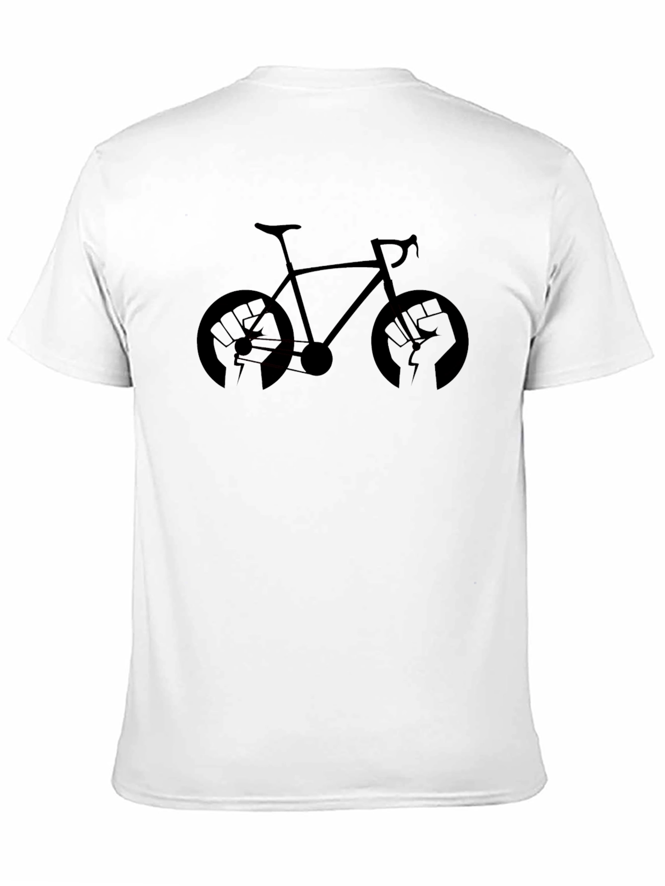 Black Bike Fist Graphic T-Shirt