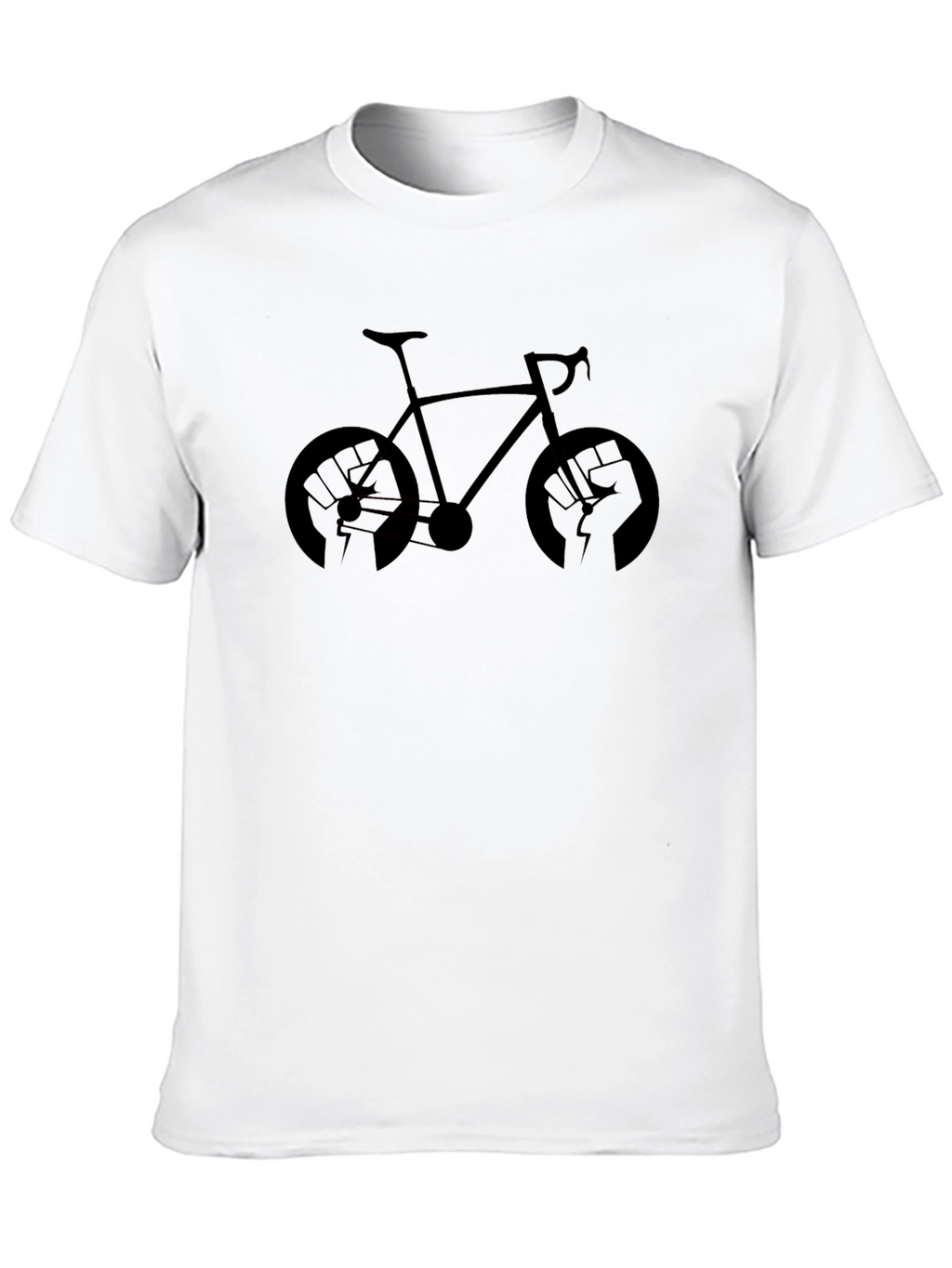 Black Bike Fist Graphic T-Shirt